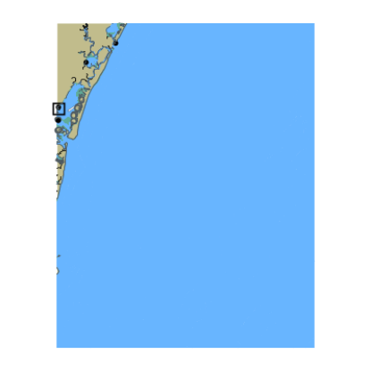 Picture of Approaches to Gargathy and Wachapreague Inlets