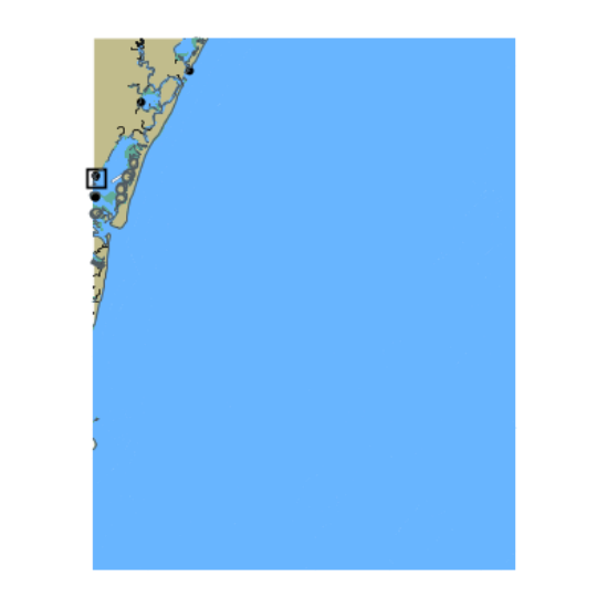 Picture of Approaches to Gargathy and Wachapreague Inlets