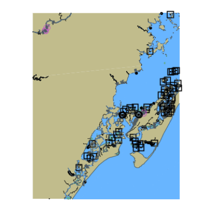 Picture of Approaches to Chincoteague Inlet and Chincoteague Bay