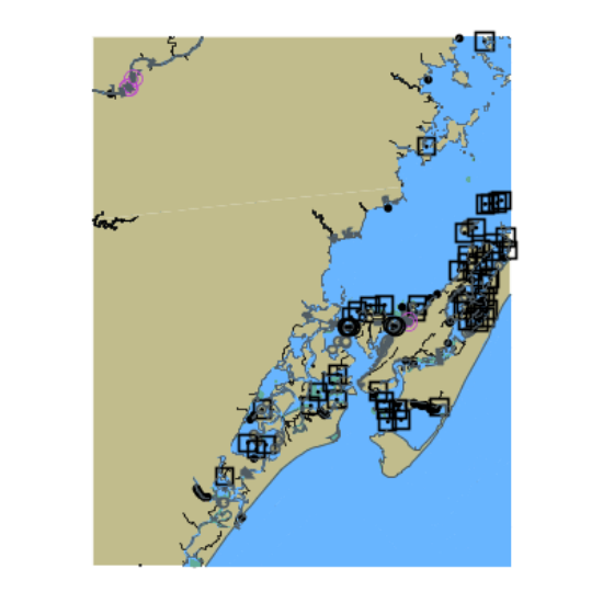 Picture of Approaches to Chincoteague Inlet and Chincoteague Bay