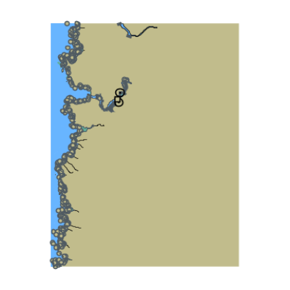 Picture of North Pacific Ocean - Fort Bragg to North of Caspar Point CA