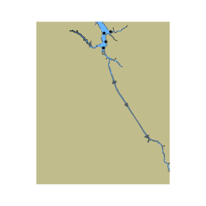 Picture of Clubfoot Creek; Harlowe Canal and Harlowe Creek