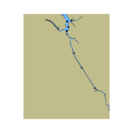 Picture of Clubfoot Creek; Harlowe Canal and Harlowe Creek