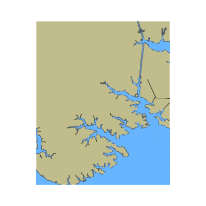 Picture of Atlantic Intracoastal Waterway - Bay River Gale Creek and Bear Creek