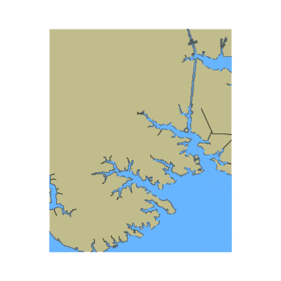 Picture of Atlantic Intracoastal Waterway - Bay River Gale Creek and Bear Creek