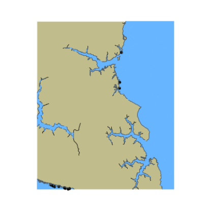 Picture of Atlantic Intracoastal Waterway - Pungo River - Satterthwaite Creek and Jordan Creek