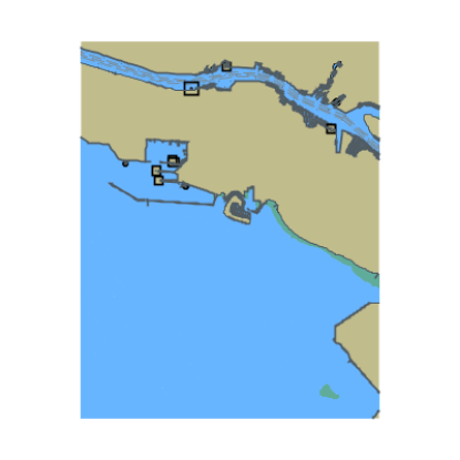 Picture of San Francisco Bay - Alameda Harbor and Oakland Inner Harbor CA