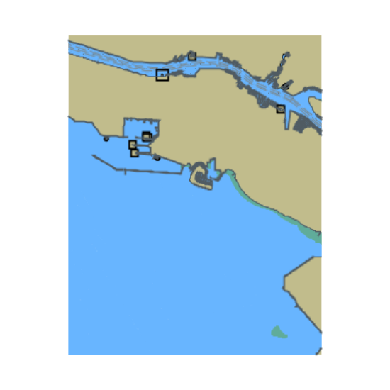 Picture of San Francisco Bay - Alameda Harbor and Oakland Inner Harbor CA