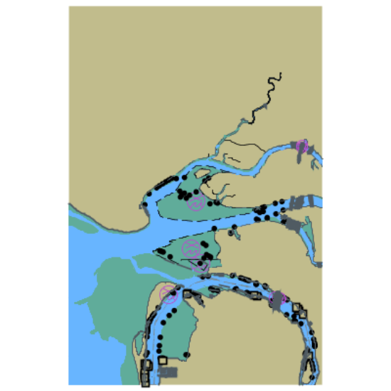Picture of Port of Everett and Snohomish River