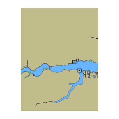 Picture of Lake Erie - Portage River and Little Portage River; OH