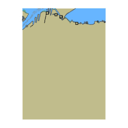 Picture of Lake Erie - Entrance to Maumee River and Maumee Bay; OH