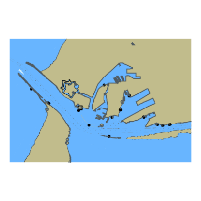 Picture of BALTIC SEA SOUTH PART ENTRANCE TO KALININGRADSKIY MARITIME CHANNEL PORT BALTIYSK