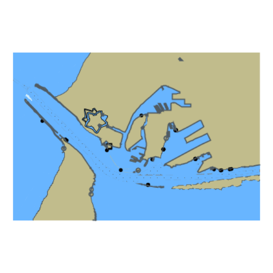 Picture of BALTIC SEA SOUTH PART ENTRANCE TO KALININGRADSKIY MARITIME CHANNEL PORT BALTIYSK