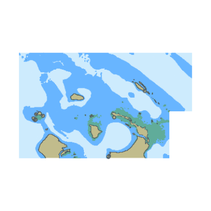 Picture of Jabal Abū H̱amad Island to As Saqīd Island