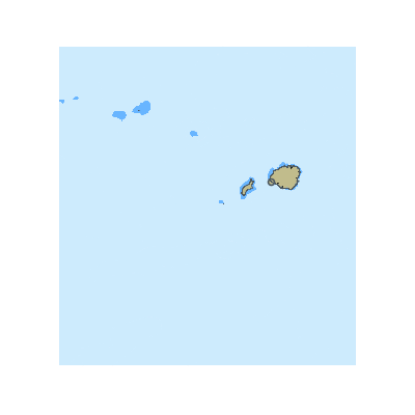 Picture of North Pacific Ocean - Kaua'i Channel to Nihoa Island HI