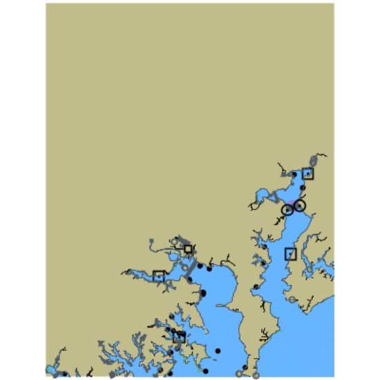 Picture of Chesapeake Bay - Gunpowder River and Bush River