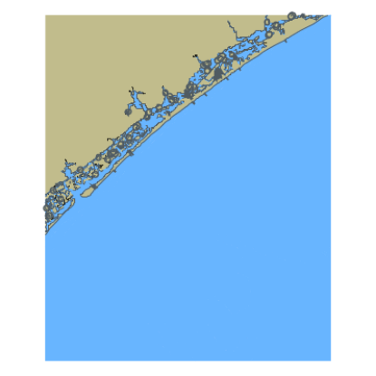 Picture of North Atlantic Ocean - Onslow Bay and Approaches to New Topsail Inlet