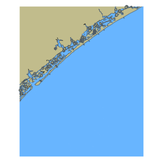 Picture of North Atlantic Ocean - Onslow Bay and Approaches to New Topsail Inlet