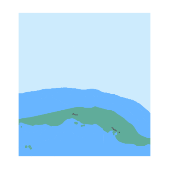 Picture of North Pacific Ocean - Trig Island to Whale Island; HI