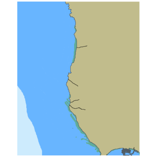 Picture of North Pacific Ocean to Pillar Point Harbor - Half Moon Bay; CA