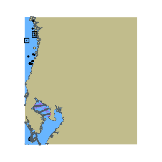 Picture of Tampa Bay; Saint Martins Reefs and Gulf of America