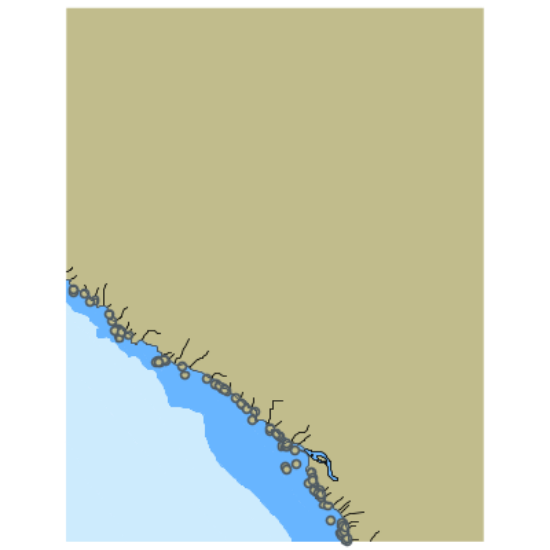 Picture of North Pacific Ocean - Russian River to Walsh Landing CA