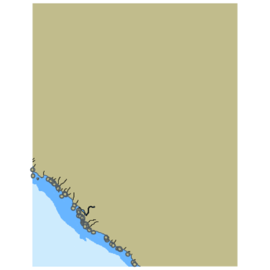 Picture of North Pacific Ocean - North of Black Point to Havens Neck CA