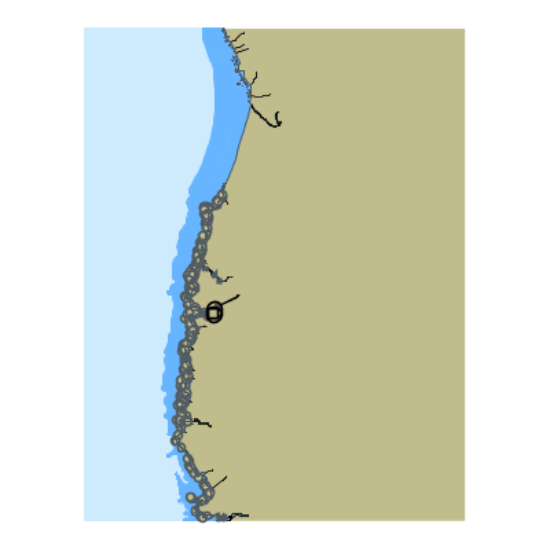 Picture of North Pacific Ocean - Mendocino Bay to Ten Mile River CA