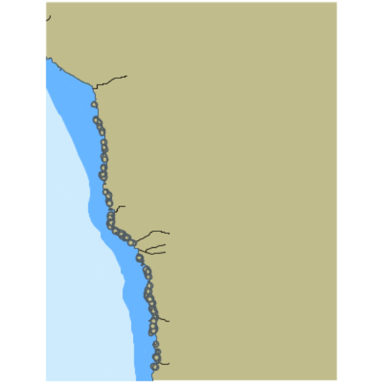 Picture of North Pacific Ocean - Bruhel Point to Mistake Point CA
