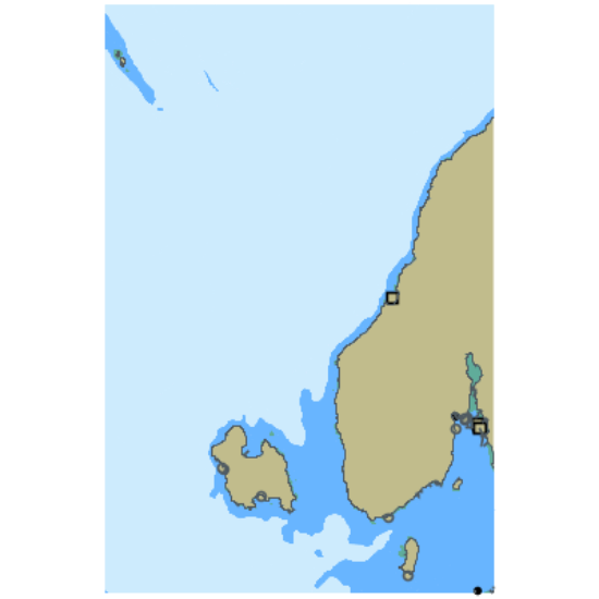 Picture of President Channel and Spring Passage; WA