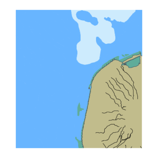 Picture of NW Coast of Sir Bani Yas