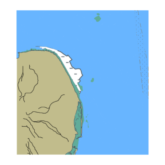 Picture of NE Coast of Sir Bani Yas