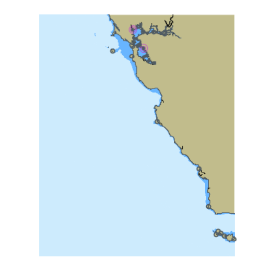 Picture of San Francisco Bay - Gaviota to Santa Rosa CA