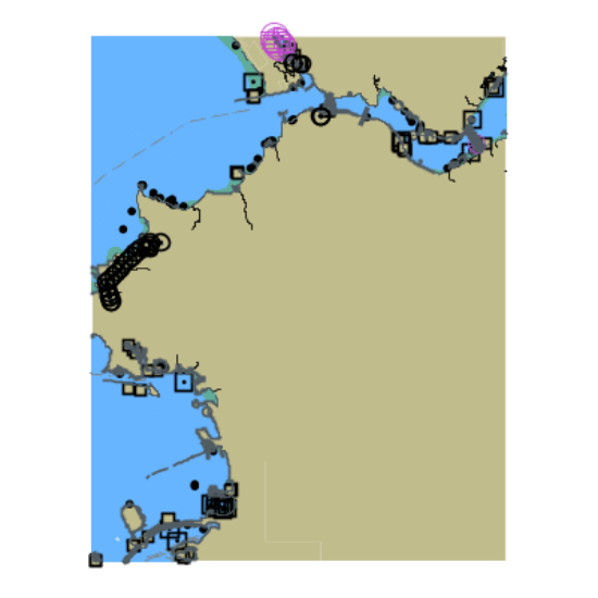 Picture of San Francisco Bay and San Pablo Bay - Richmond Harbor to Carquinez Strait CA