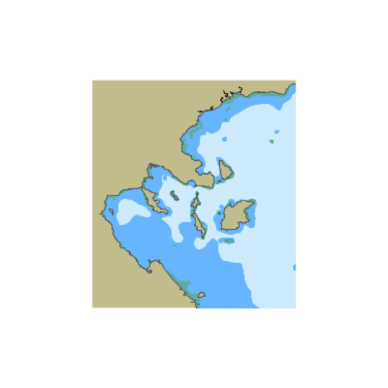 Picture of Indonesia; Pulau-Pulau Maluku; Teluk Buli Passages Between Maba and Buli