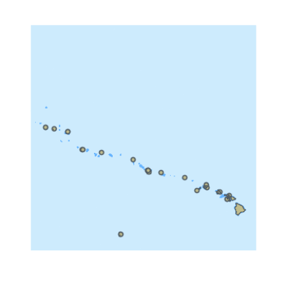 Picture of North Pacific Ocean - Midway Atoll to Hawai'i