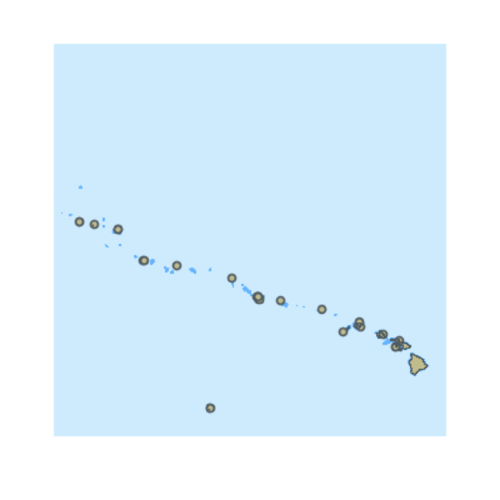 Picture of North Pacific Ocean - Midway Atoll to Hawai'i