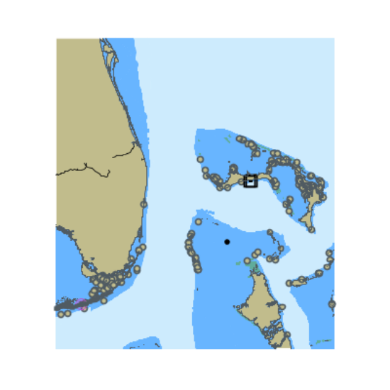 Picture of Straits of Florida; Great Bahama Bank; and Providence Channels - North Atlantic Ocean