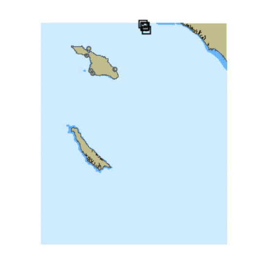 Picture of North Pacific Ocean - Santa Catalina Island and San Clemente Island CA