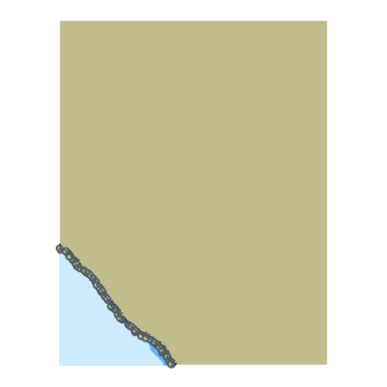 Picture of North Pacific Ocean - Havens Neck to Russian River CA