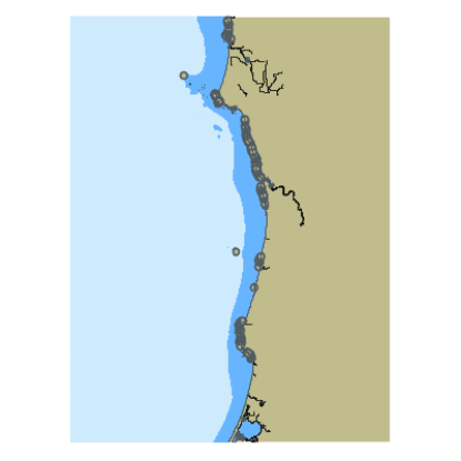 Picture of North Pacific Ocean - Smith River to Humboldt Bay CA