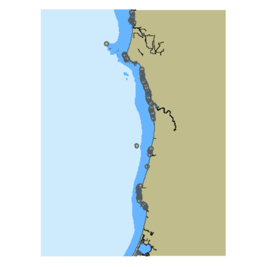 Picture of North Pacific Ocean - Smith River to Humboldt Bay CA
