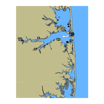 Picture of North Atlantic Ocean - Approaches to Indian River Inlet; Rehoboth Bay to Assawoman Bay