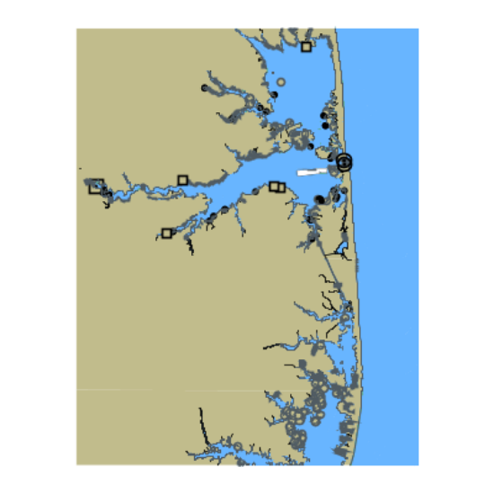 Picture of North Atlantic Ocean - Approaches to Indian River Inlet; Rehoboth Bay to Assawoman Bay