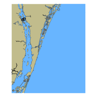 Picture of North Atlantic Ocean - Onslow Bay and Approaches to Masonboro and Carolina Beach Inlets