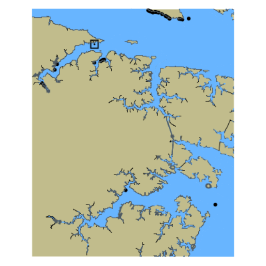 Picture of Atlantic Intracoastal Waterway - Pamlico River and Bay River