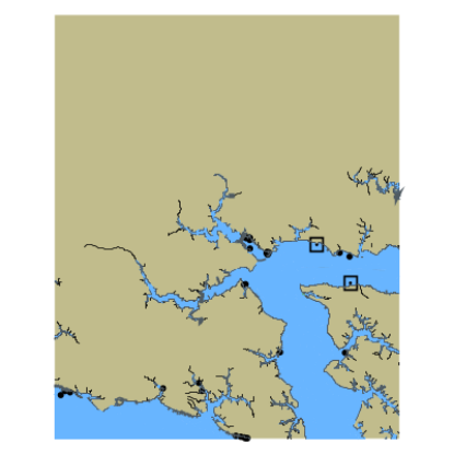 Picture of Atlantic Intracoastal Waterway - Pungo River and Pamlico River