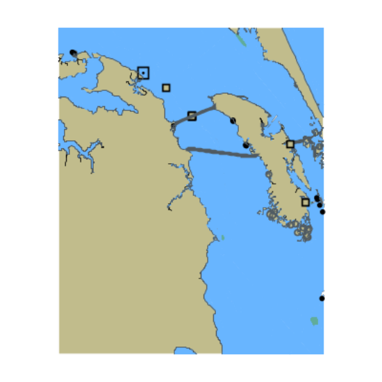 Picture of Roanoke Sound and Croatan Sound